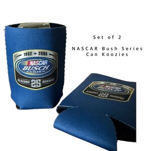 Set of 2 NASCAR Busch Series 25th Anniversary Can Koozies (1982–2006)